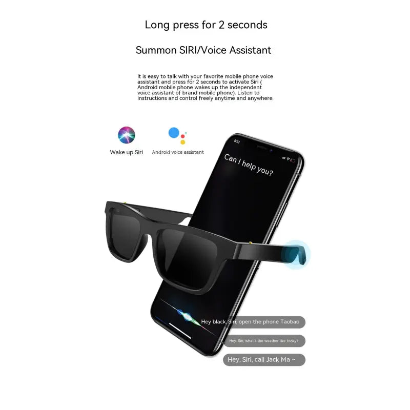 Smart Bluetooth Sunglasses with Headset Function