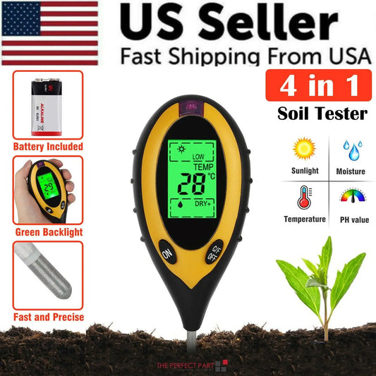 4-in-1 Digital Soil Tester Meter