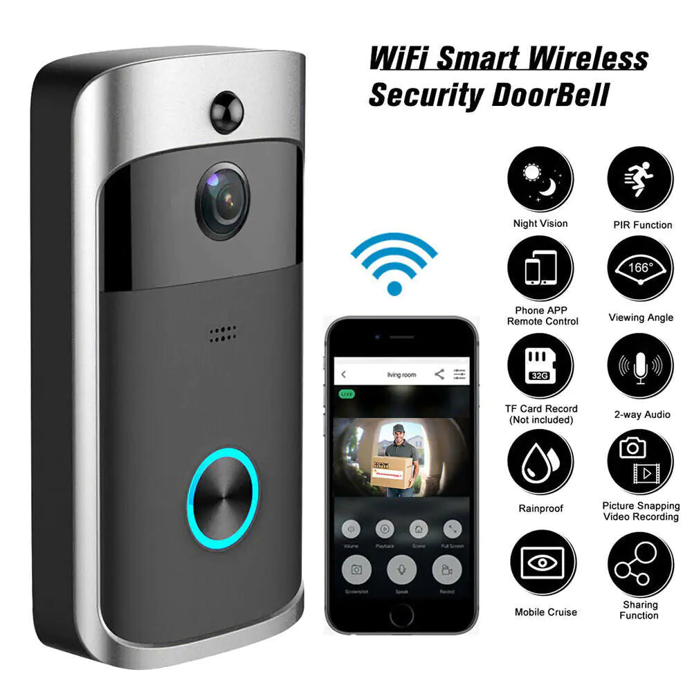 Smart Wireless WiFi Video Doorbell Camera