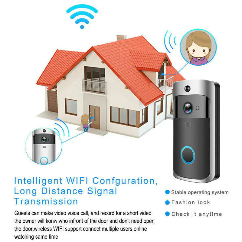 Smart Wireless WiFi Video Doorbell Camera