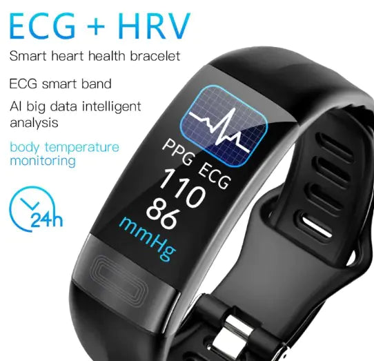 Smart Health Bracelet with ECG & Heart Rate