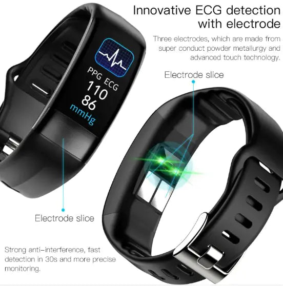 Smart Health Bracelet with ECG & Heart Rate