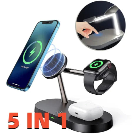5-in-1 Magnetic Wireless Charging Dock