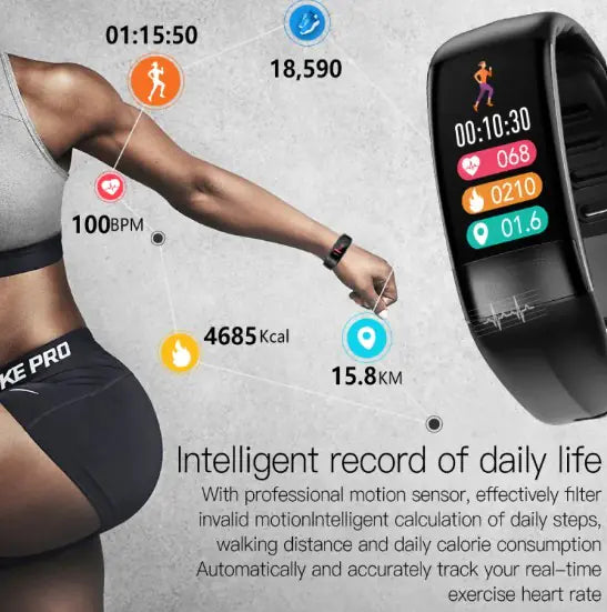 Smart Health Bracelet with ECG & Heart Rate