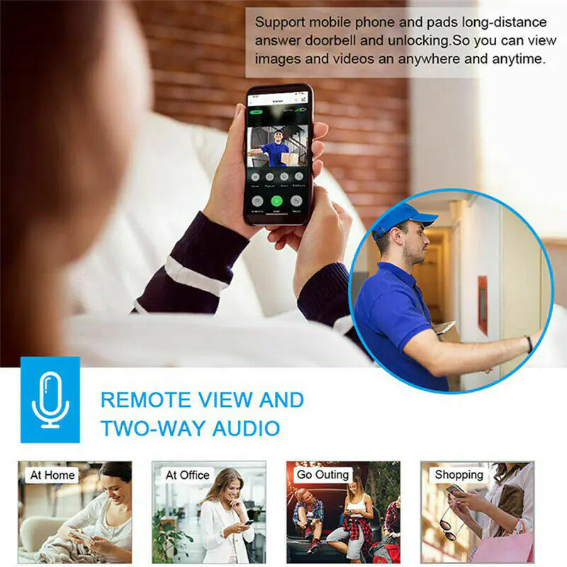 Smart Wireless WiFi Video Doorbell Camera
