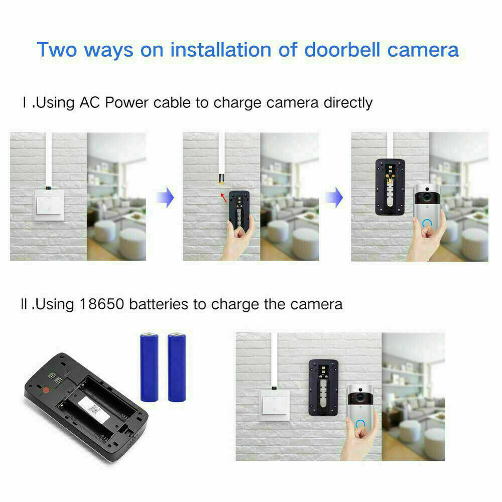 Smart Wireless WiFi Video Doorbell Camera