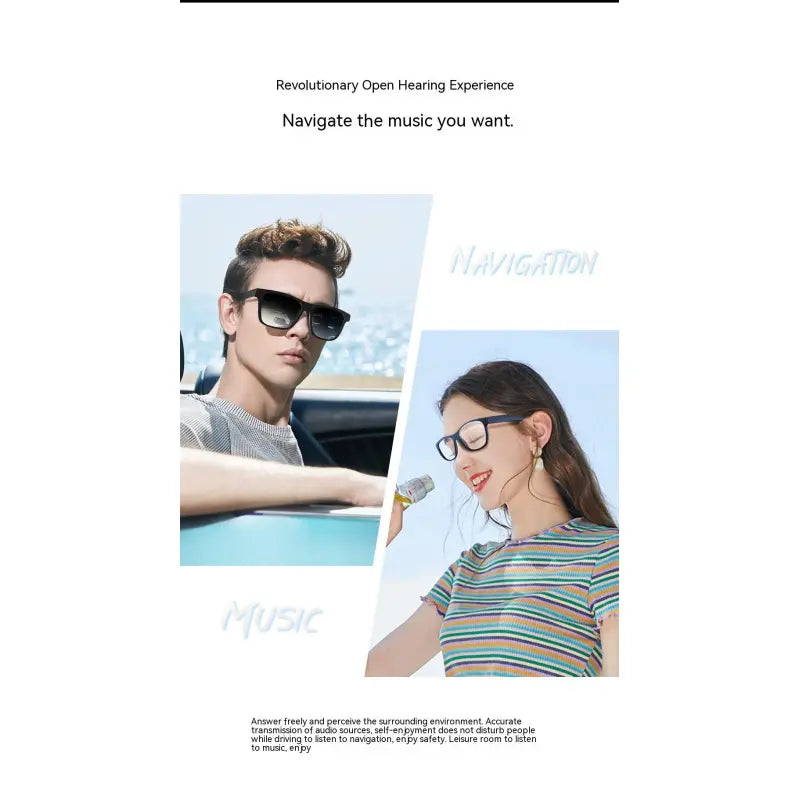 Smart Bluetooth Sunglasses with Headset Function