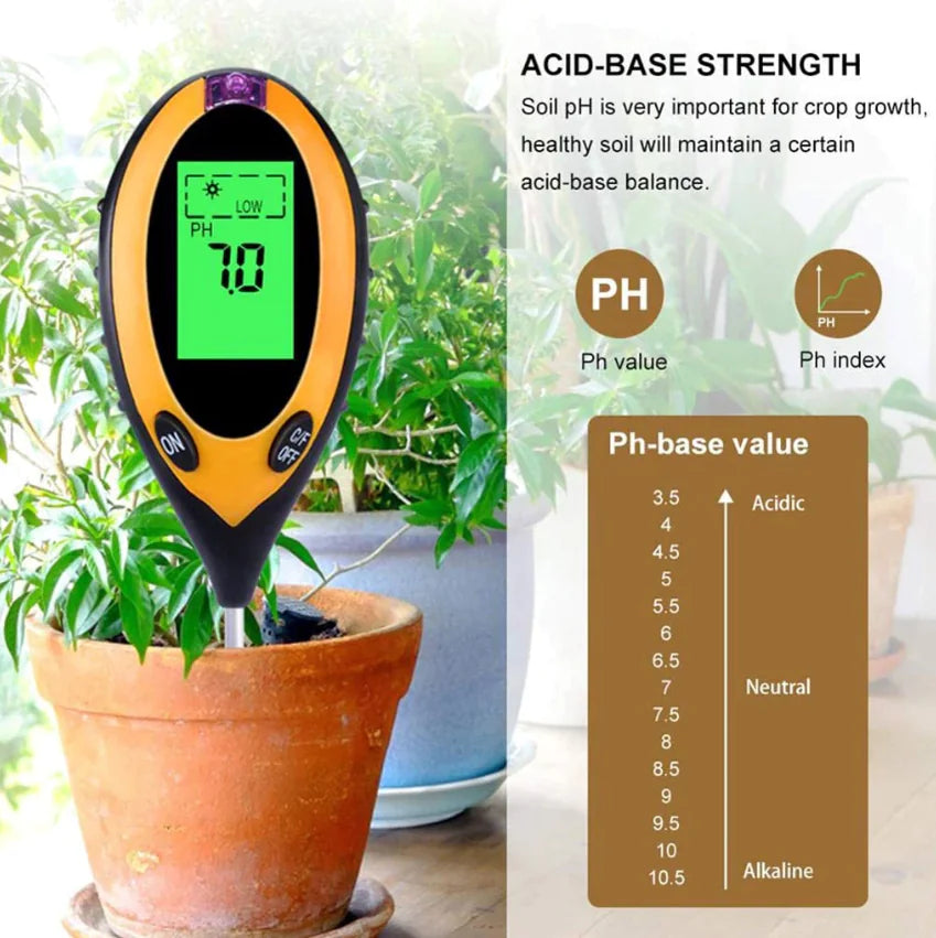 4-in-1 Digital Soil Tester Meter
