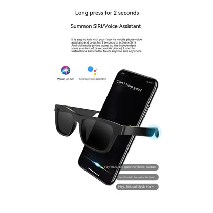Smart Bluetooth Sunglasses with Headset Function