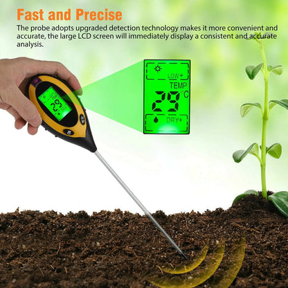 4-in-1 Digital Soil Tester Meter