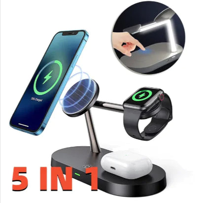 5-in-1 Magnetic Wireless Charging Dock
