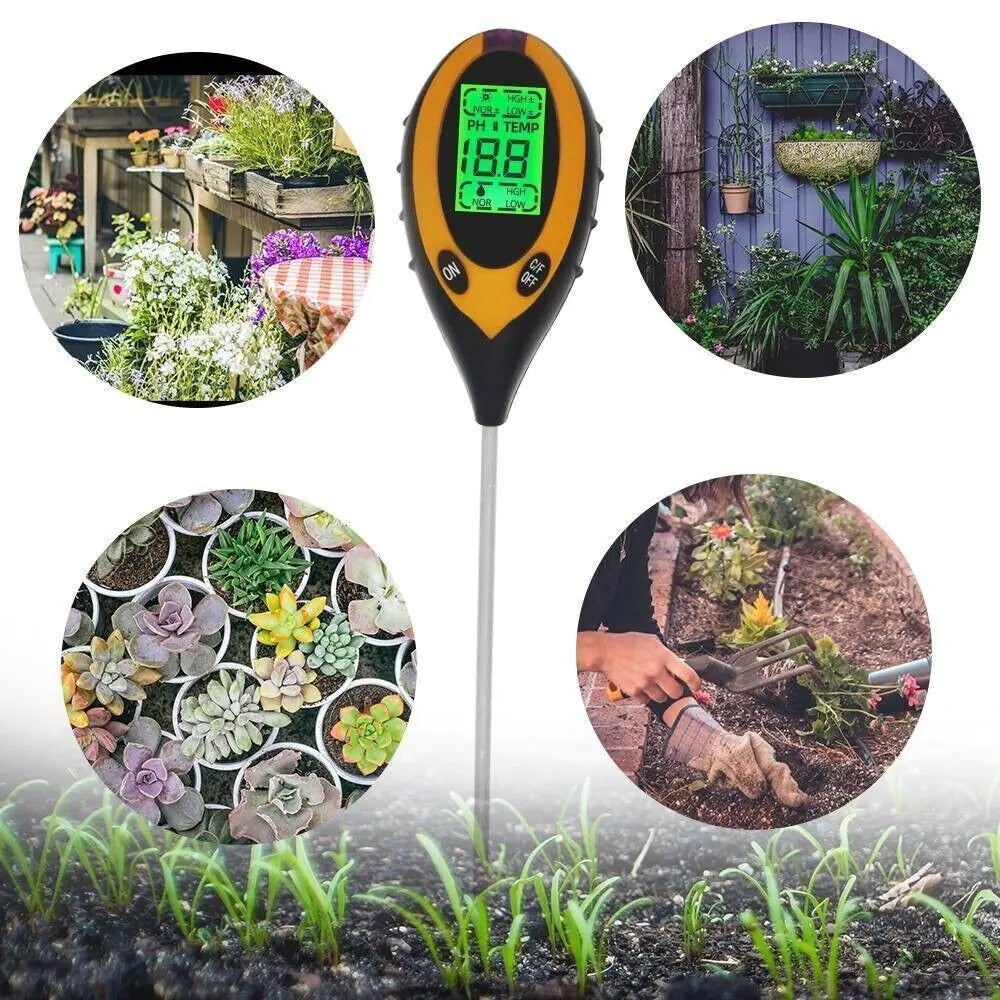 4-in-1 Digital Soil Tester Meter