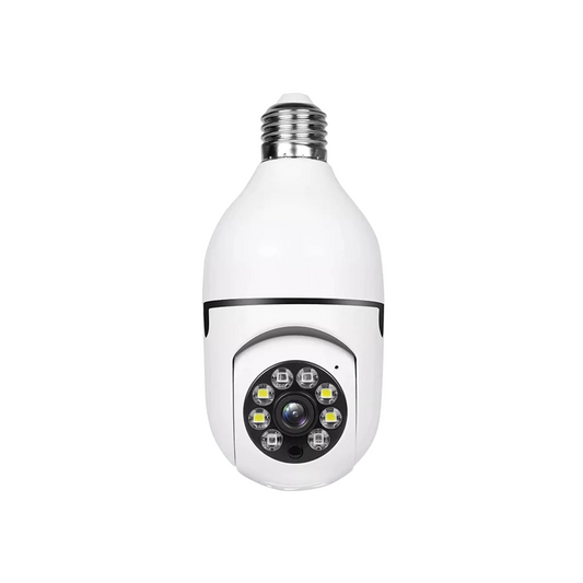 360° Wi-Fi Smart Light Bulb Security Cam 