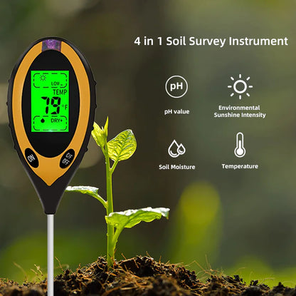 4-in-1 Digital Soil Tester Meter